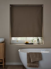 Natural Mink Ready Made Printed Texture Moisture Resistant Roller Blinds - Image 3 of 7
