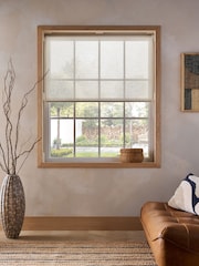 Natural Ready Made Sheer Textured Roller Blinds - Image 1 of 5