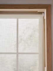 Natural Ready Made Sheer Textured Roller Blinds - Image 4 of 5