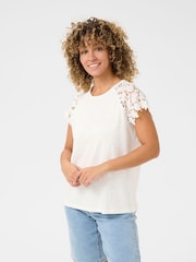 Cream CRFin 100% Cotton White T-Shirt - Image 1 of 6
