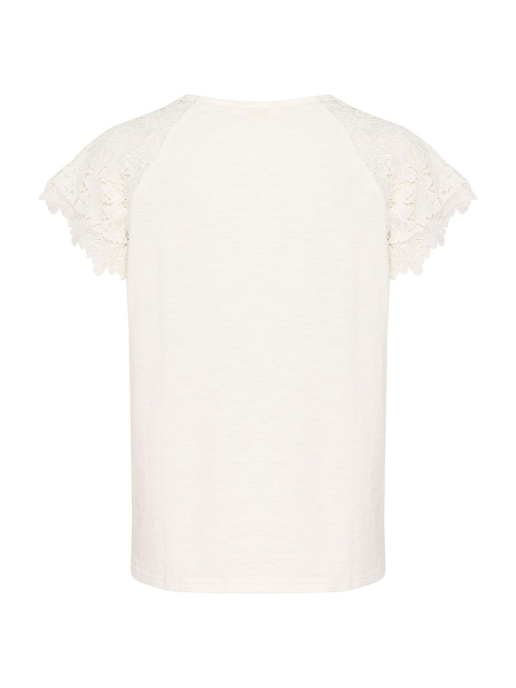 Cream CRFin 100% Cotton White T-Shirt - Image 6 of 6 Cream CRFin 100% Cotton White T-Shirt - Image 6 of 6