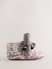 smALLSAINTS Leopard Bow Mary Jane Padders - Image 2 of 6