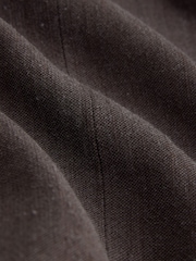 Chocolate Brown Waistcoat with Linen - Image 8 of 8