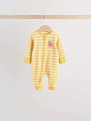 Multi Stripe Baby Sleepsuit 3 Pack (0mths-3yrs) - Image 3 of 12