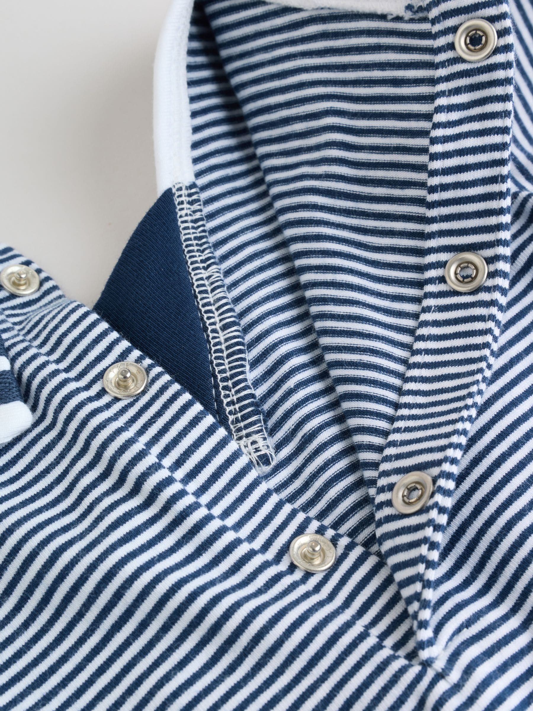 Buy Blue Stripe Sailor Collar Jersey Baby Romper 2 Pack from Next USA