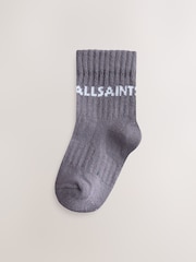smALLSAINTS Blue Logo Neutral Baby Socks 5 Pack - Image 3 of 8