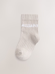 smALLSAINTS Blue Logo Neutral Baby Socks 5 Pack - Image 5 of 8