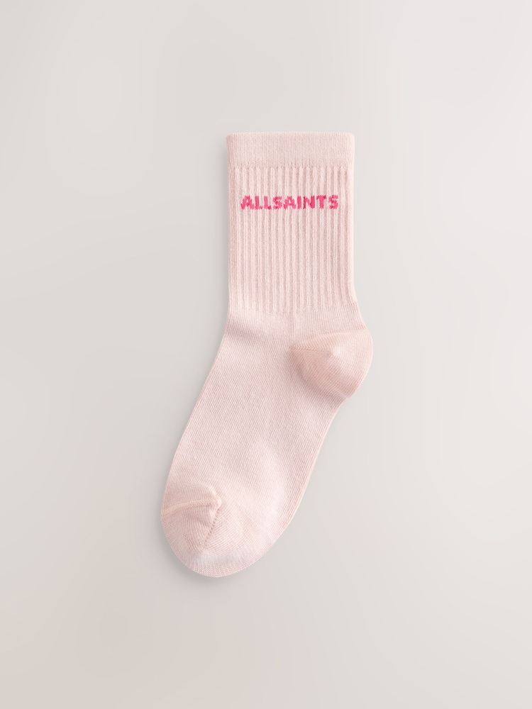 smALLSAINTS Pink Logo Socks 2 Pack - Image 2 of 5