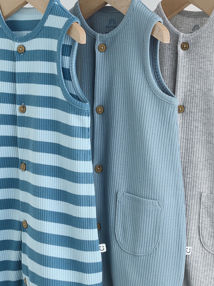 Albastru - Vest Jersey Baby Rompers - Imaginea 10 din 10 Albastru - Vest Jersey Baby Rompers - Imaginea 10 din 10