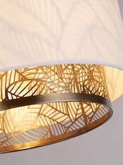 Searchlight White/Pewter Adeline Two Tier Easy Fit Lampshade - Image 4 of 4