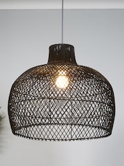 Searchlight Black Phuket Rattan Easy Fit Lampshade - Image 1 of 4