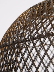 Searchlight Black Phuket Rattan Easy Fit Lampshade - Image 2 of 4