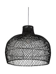 Searchlight Black Phuket Rattan Easy Fit Lampshade - Image 4 of 4