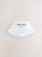 smALLSAINTS White Underground Logo Bucket Hat - Image 1 of 3
