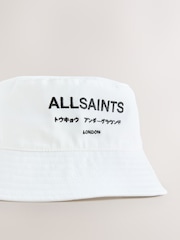 smALLSAINTS White Underground Logo Bucket Hat - Image 4 of 5