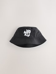smALLSAINTS Black Orlando Logo Bucket Hat - Image 1 of 5