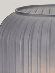 Searchlight Frost Navy/Satin Brass Olivia Floor Lamp - Image 2 of 4
