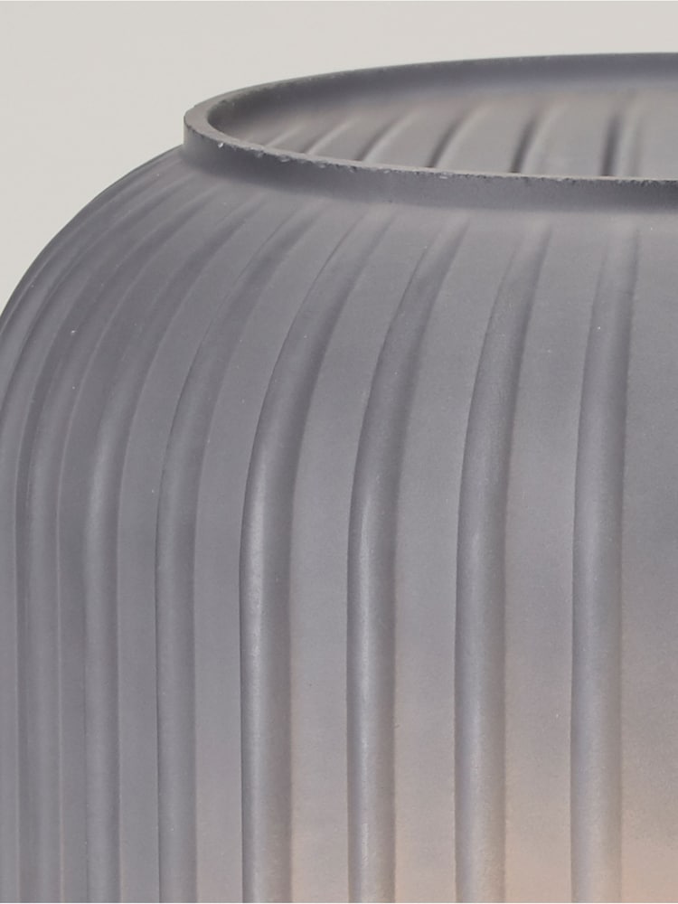Searchlight Frost Navy/Satin Brass Olivia Floor Lamp - Image 2 of 4