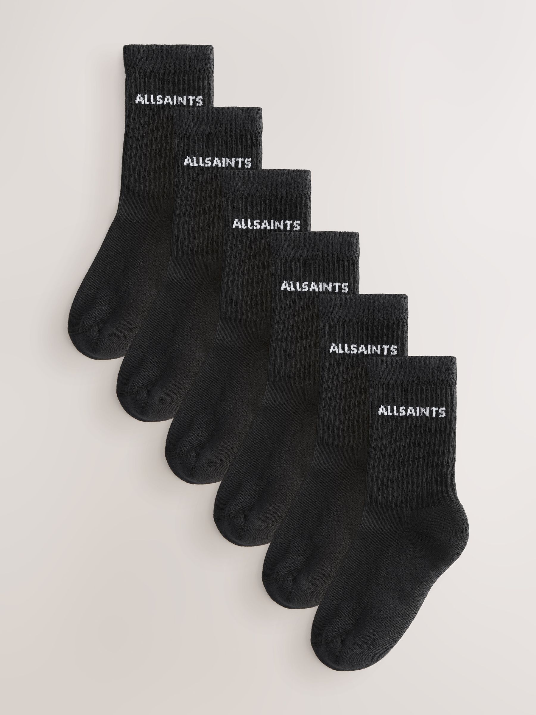smALLSAINTS Logo Cushioned Sole Socks 6 Pack view 1
