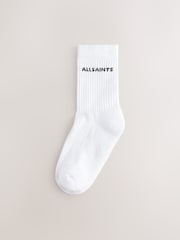 smALLSAINTS White Logo Cushioned Sole Socks 6 Pack - Image 7 of 9