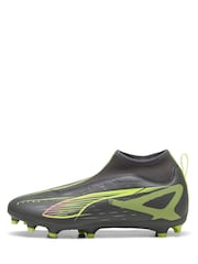 Puma Grey Boys ULTRA 5 MATCH+ FG/AG Laceless Football Boots - Image 2 of 6
