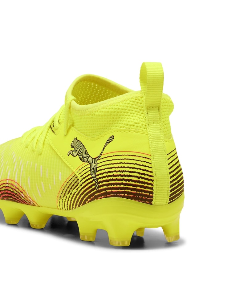 Puma Yellow Boys Future 8 Match Football Boots - Image 6 of 6