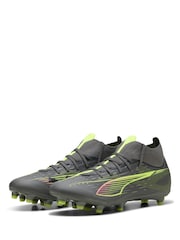 Puma Grey ULTRA 5 MATCH+ FG/AG Football Boots - Image 3 of 6