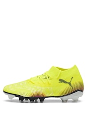 Puma Yellow Womens FUTURE 8 MATCH FG/AG Football Boots - Image 2 of 5