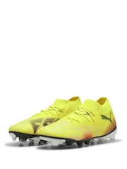Puma Yellow Womens FUTURE 8 MATCH FG/AG Football Boots - Image 3 of 5