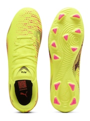 Puma Yellow Womens FUTURE 8 PLAY FG/AG Football Boots - Image 3 of 6