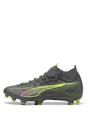 Puma Grey Womens ULTRA 5 MATCH+ FG/AG Football Boots - Image 2 of 6