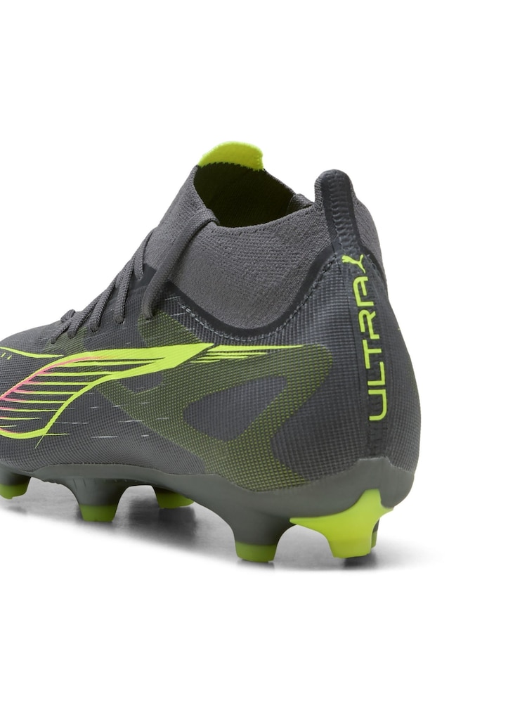 Puma Grey Womens ULTRA 5 MATCH+ FG/AG Football Boots - Image 6 of 6
