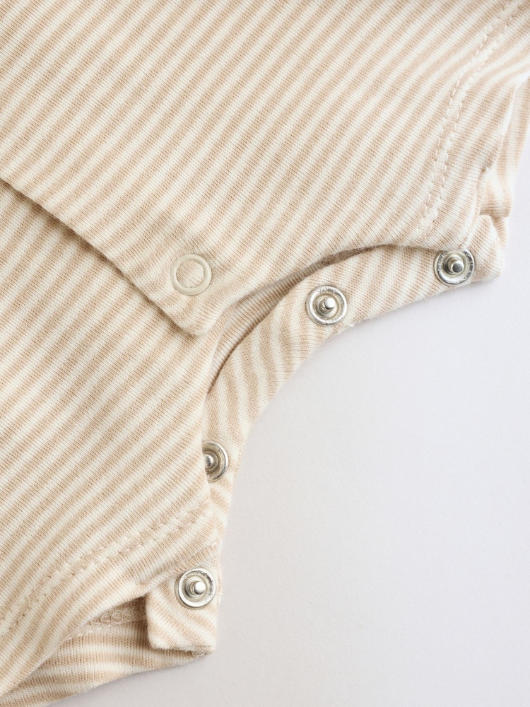 Neutral Hamish Highland Cow Jersey Baby Rompers 3 Pack - Image 11 of 11