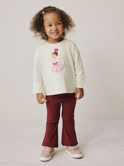 Ecru Ballerina Long Sleeve T-Shirt (3mths-7yrs) - Image 2 of 8