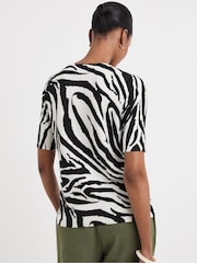 JD Williams Animal Print Short Sleeve Cardigan - Image 6 of 6
