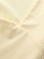 Lemon Yellow Soft Touch Square Neck Short Sleeve Top - Image 7 of 7
