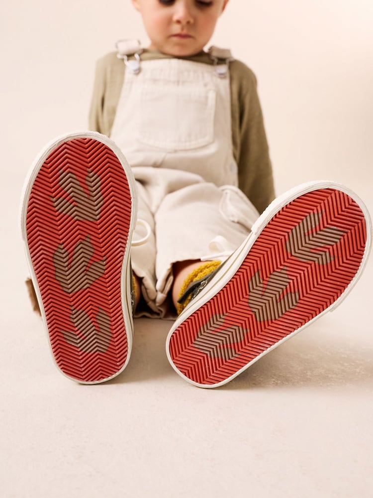 ירוק דינוזאור - Zip Fastening Hi Top Trainers - תמונה 2 מתוך 9