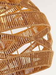 Searchlight Natural Kaia Woven Easy Fit Pendant - Image 4 of 4