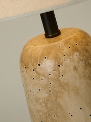 Searchlight White/Brown Alaya Table Lamp - Image 2 of 4