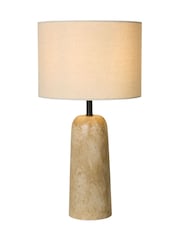 Searchlight White/Brown Alaya Table Lamp - Image 3 of 4