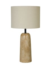 Searchlight White/Brown Alaya Table Lamp - Image 4 of 4