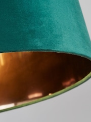 Searchlight Emerald Pure Tapered Pendant Ceiling Shade - Image 2 of 4