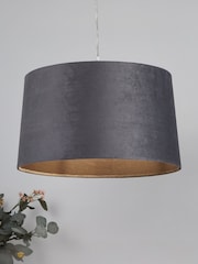 Searchlight Charcoal Grey Pure Tapered Pendant Ceiling Shade - Image 1 of 4