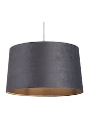 Searchlight Charcoal Grey Pure Tapered Pendant Ceiling Shade - Image 2 of 4