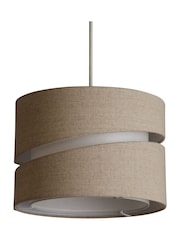 Searchlight Oatmeal Loren Two-Tier Shade - Image 3 of 4