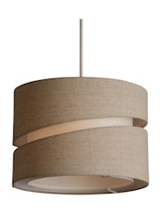Searchlight Oatmeal Loren Two-Tier Shade - Image 4 of 4