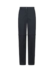 Mountain Warehouse Black Womens Delta Stretch Zip Off Quick Drying UV Max Trousers - Image 1 of 10