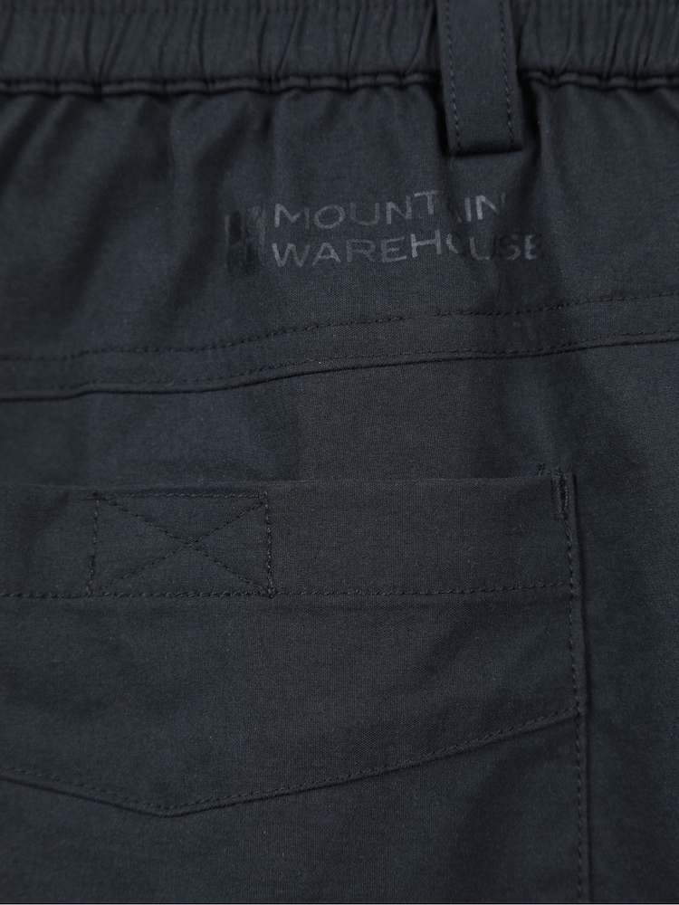 Mountain Warehouse Black Womens Delta Stretch Zip Off Quick Drying UV Max Trousers - Image 10 of 10