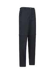 Mountain Warehouse Black Womens Delta Stretch Zip Off Quick Drying UV Max Trousers - Image 2 of 10