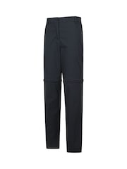 Mountain Warehouse Black Womens Delta Stretch Zip Off Quick Drying UV Max Trousers - Image 4 of 10